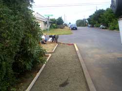 North View of Sidewalk