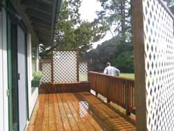 finished deck