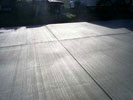 Broom finish concrete